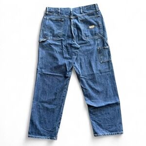 Wrangler Carpenter Jeans Men's Blue Denim Workwear Y2K USA Brand‎